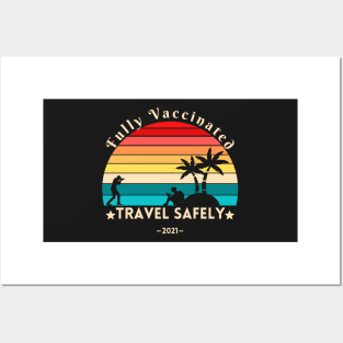 Fully Vaccinated & Ready To Travel, adventure seeker Posters and Art